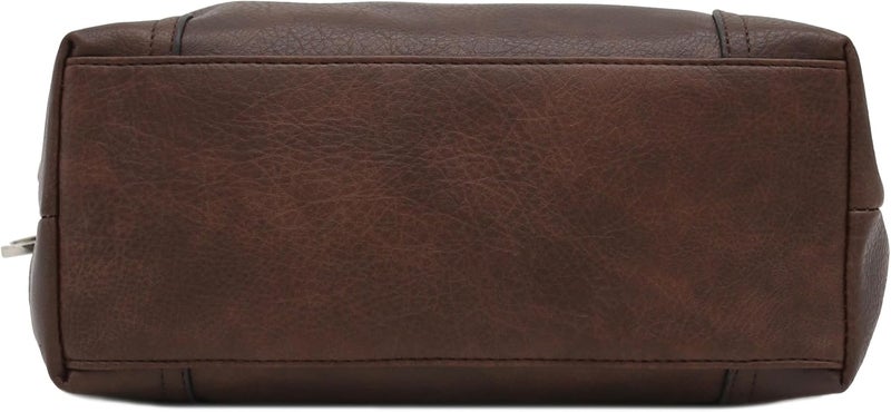Alyssa Hobo Shoulder Bag with Big Snap Hook Hardware - Image 3